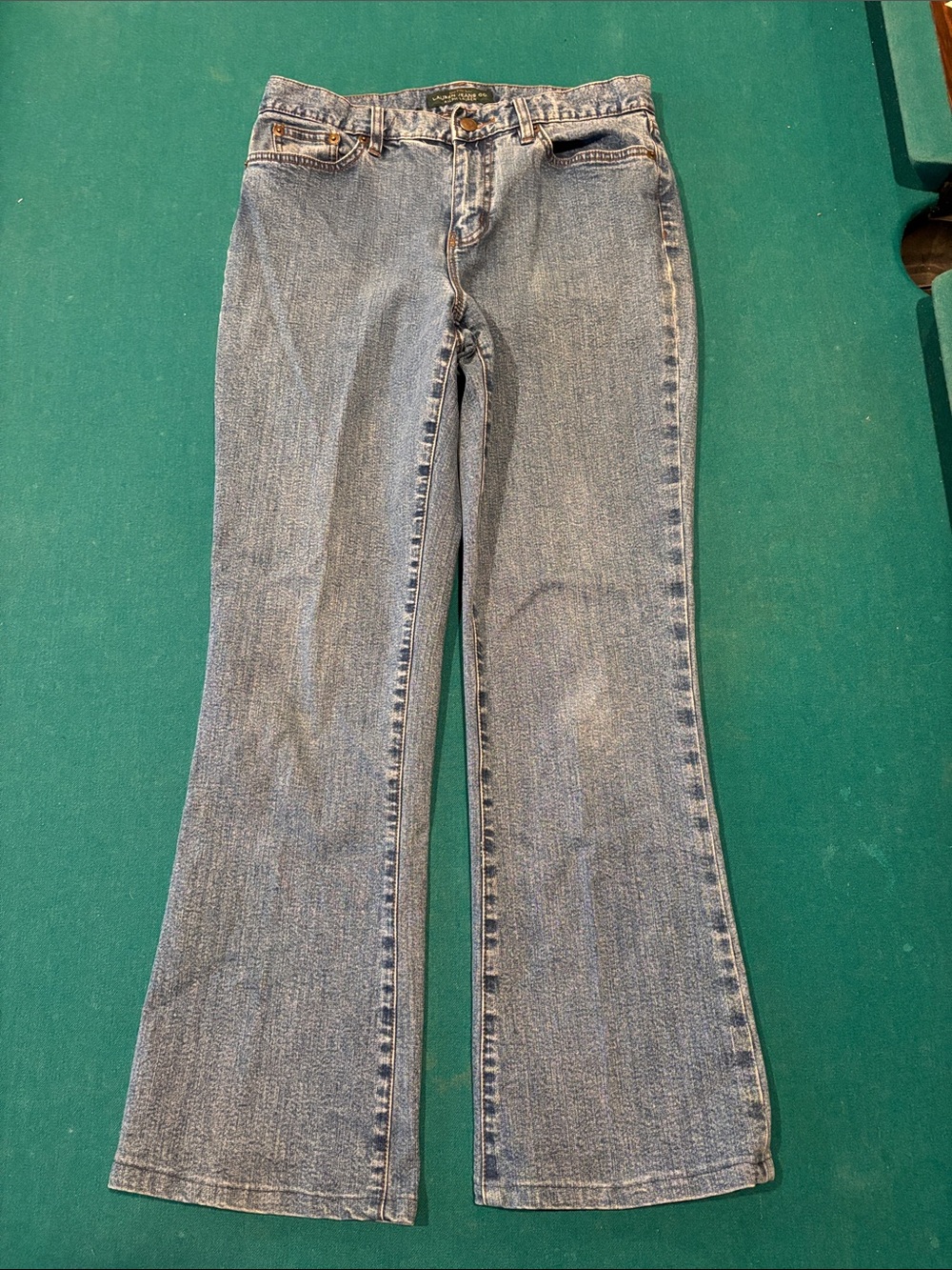 Lauren Ralph Lauren Women's Light Wash Classic Bootcut Jeans Size 6